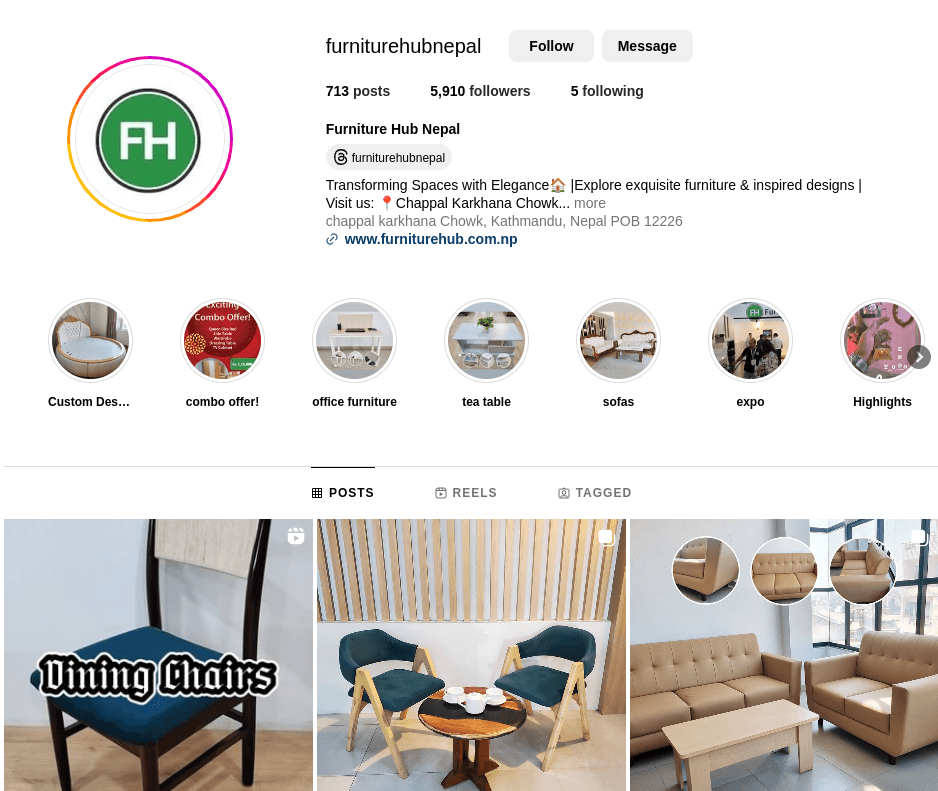 furniture hub