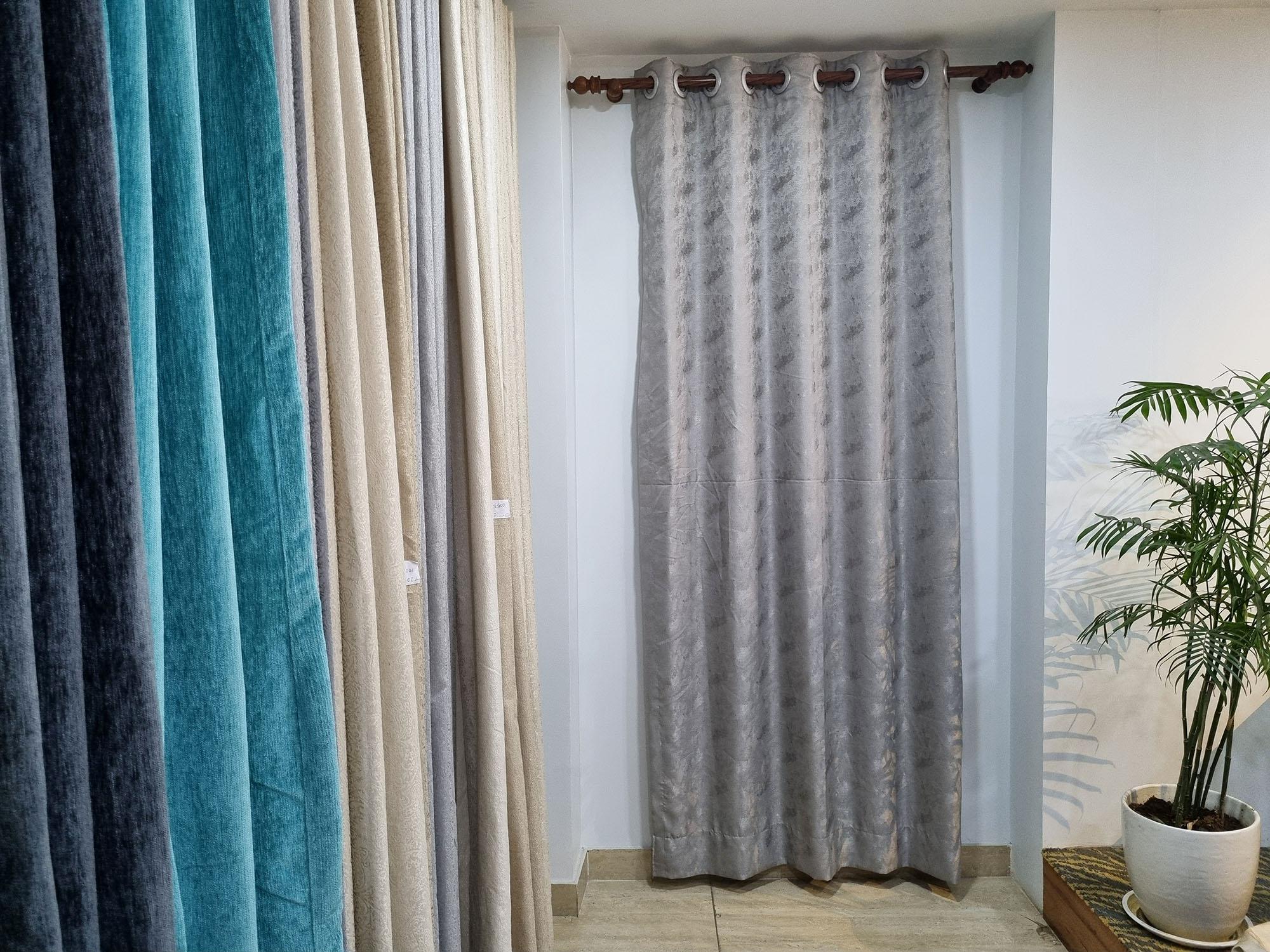 Decorative Grey Curtain