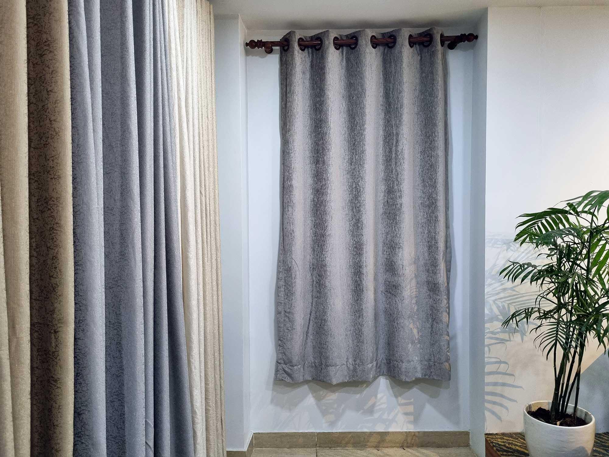 Weave Grey Curtain