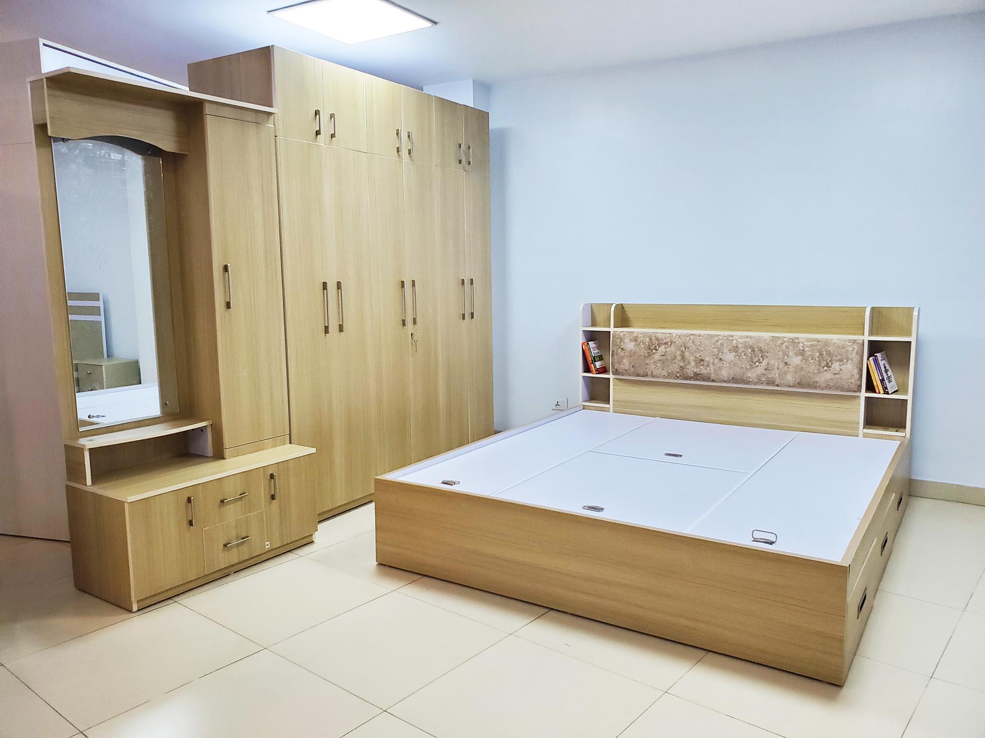 Combo Set - King Bed, Wardrobe & Dressing Table