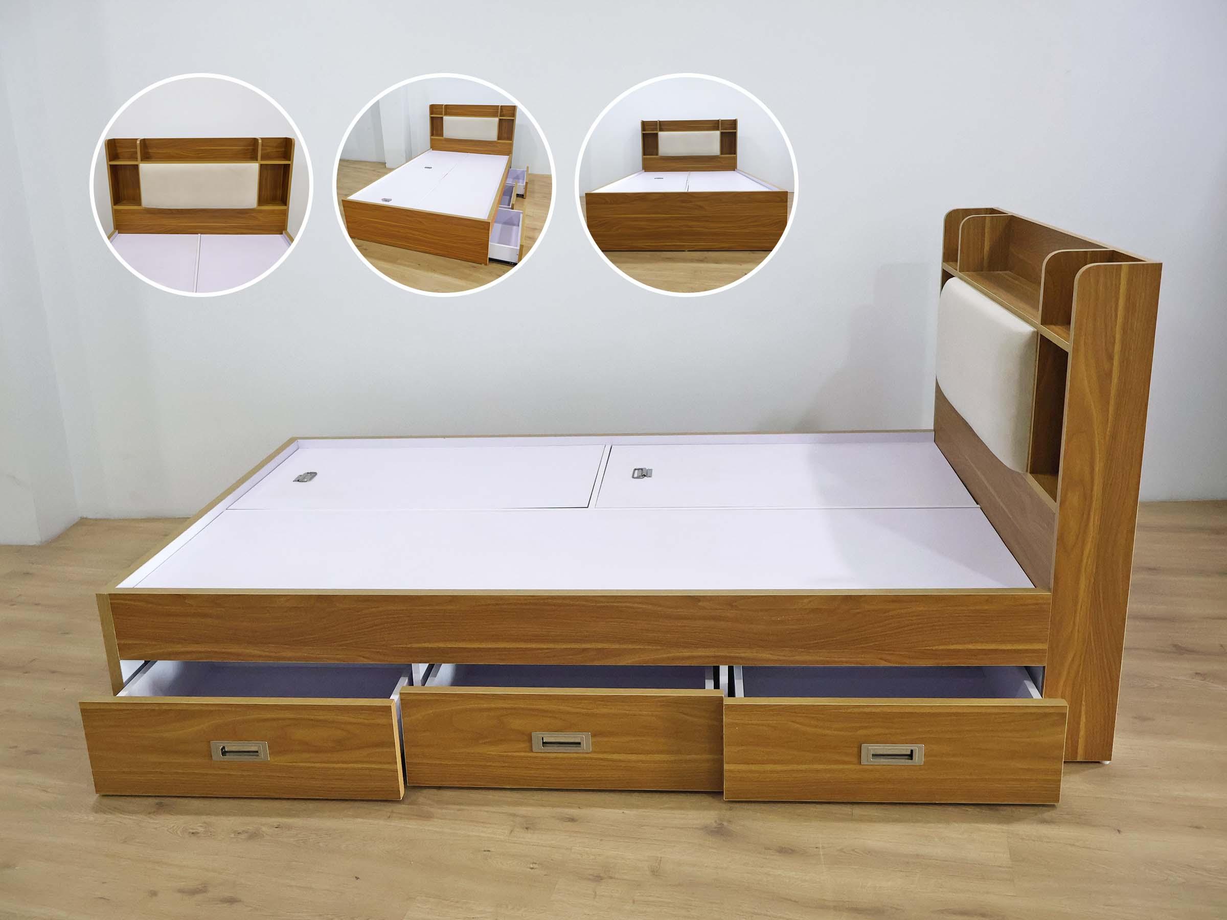 Double Bed with Drawers