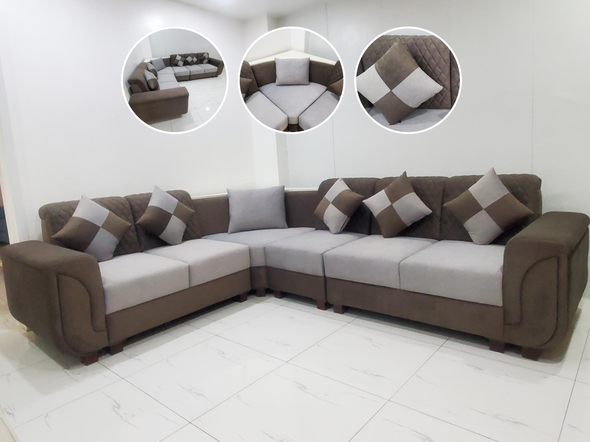 L-shaped corner sofa