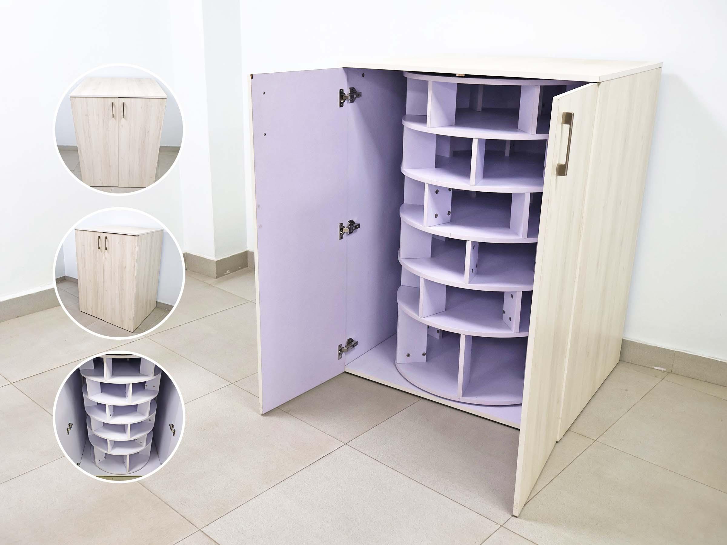 360° Rotating Shoe Rack