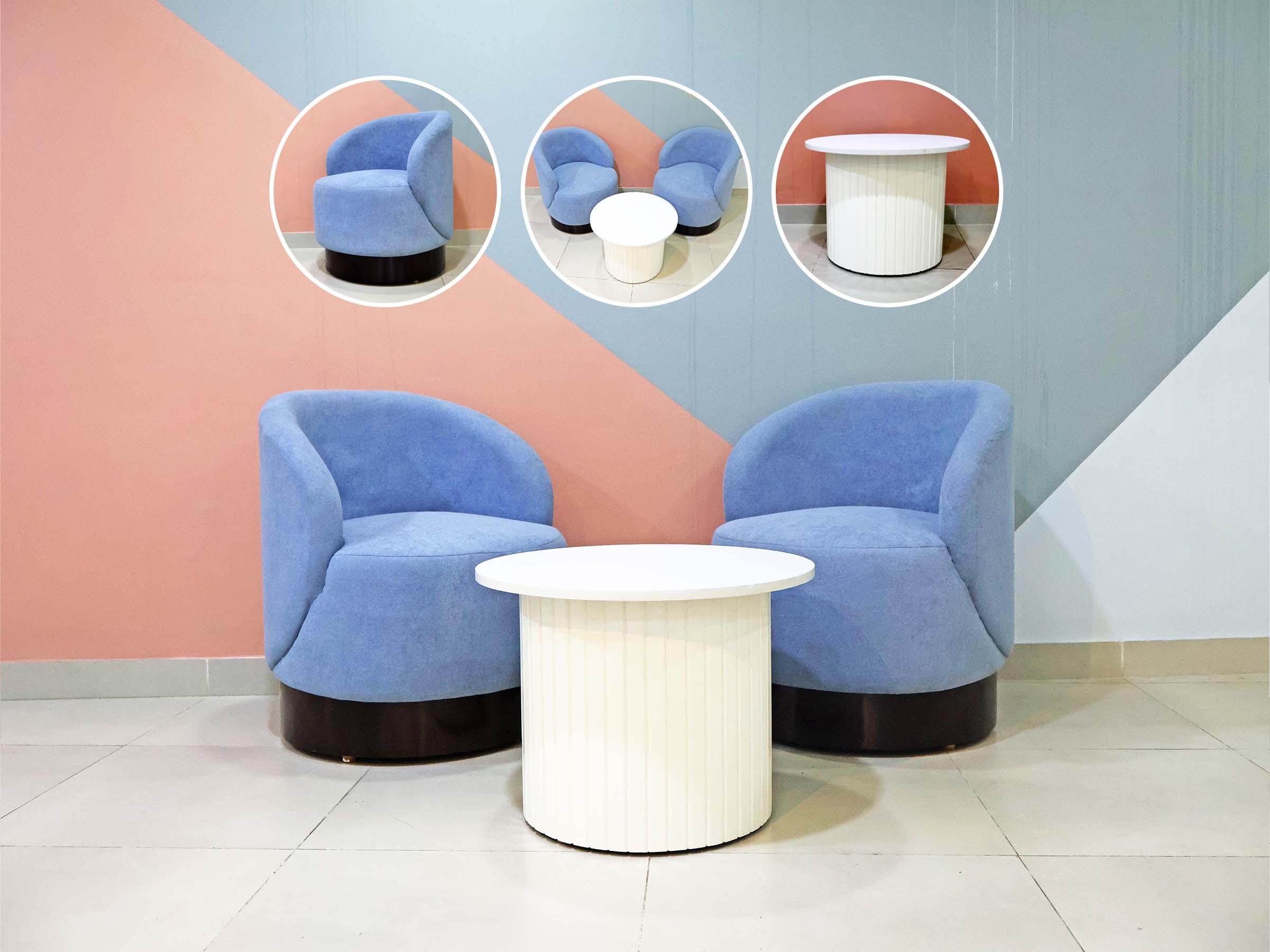 Lounge Chair & Duco Table Set