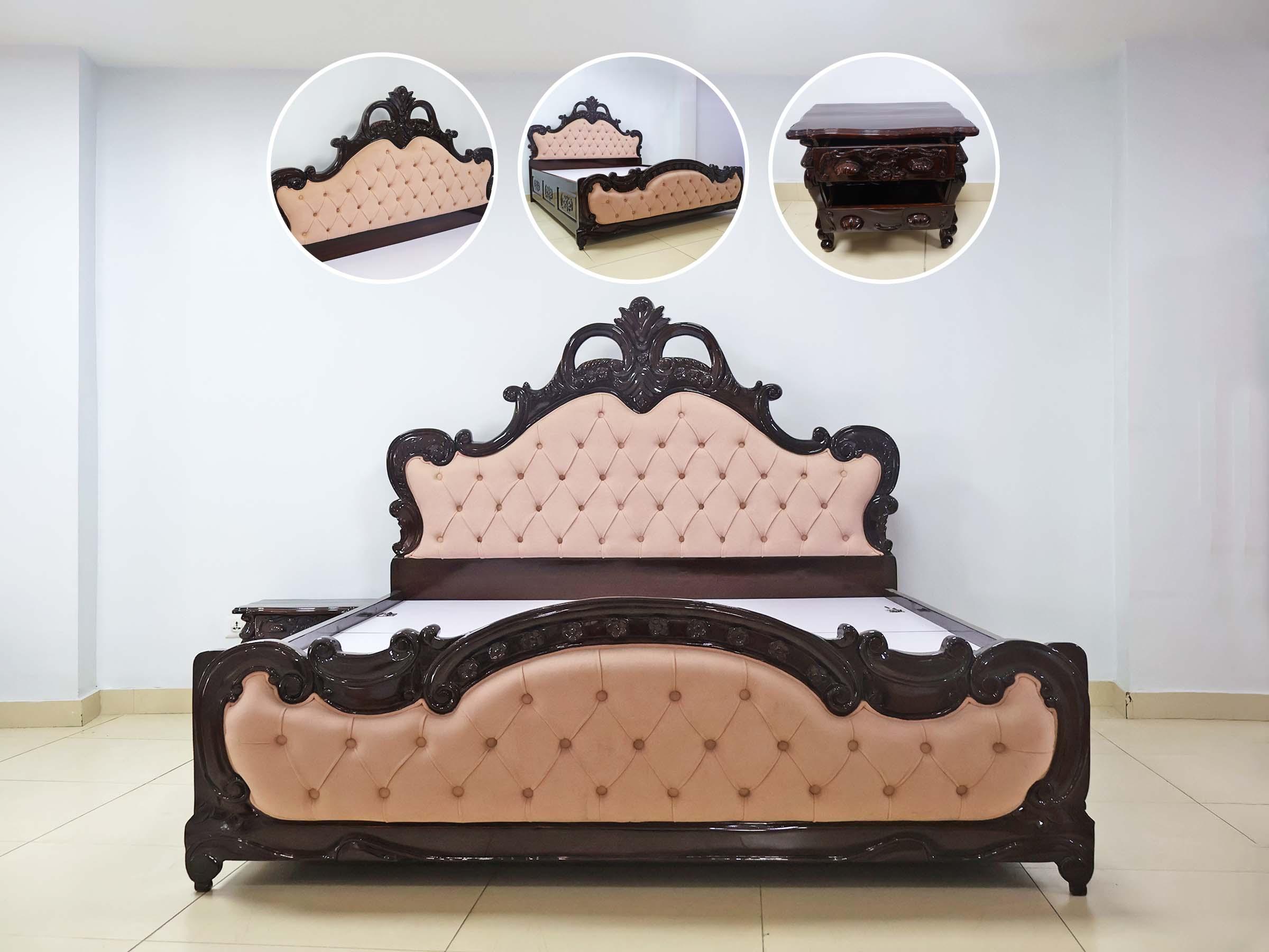 Royal Carved King Size Bed