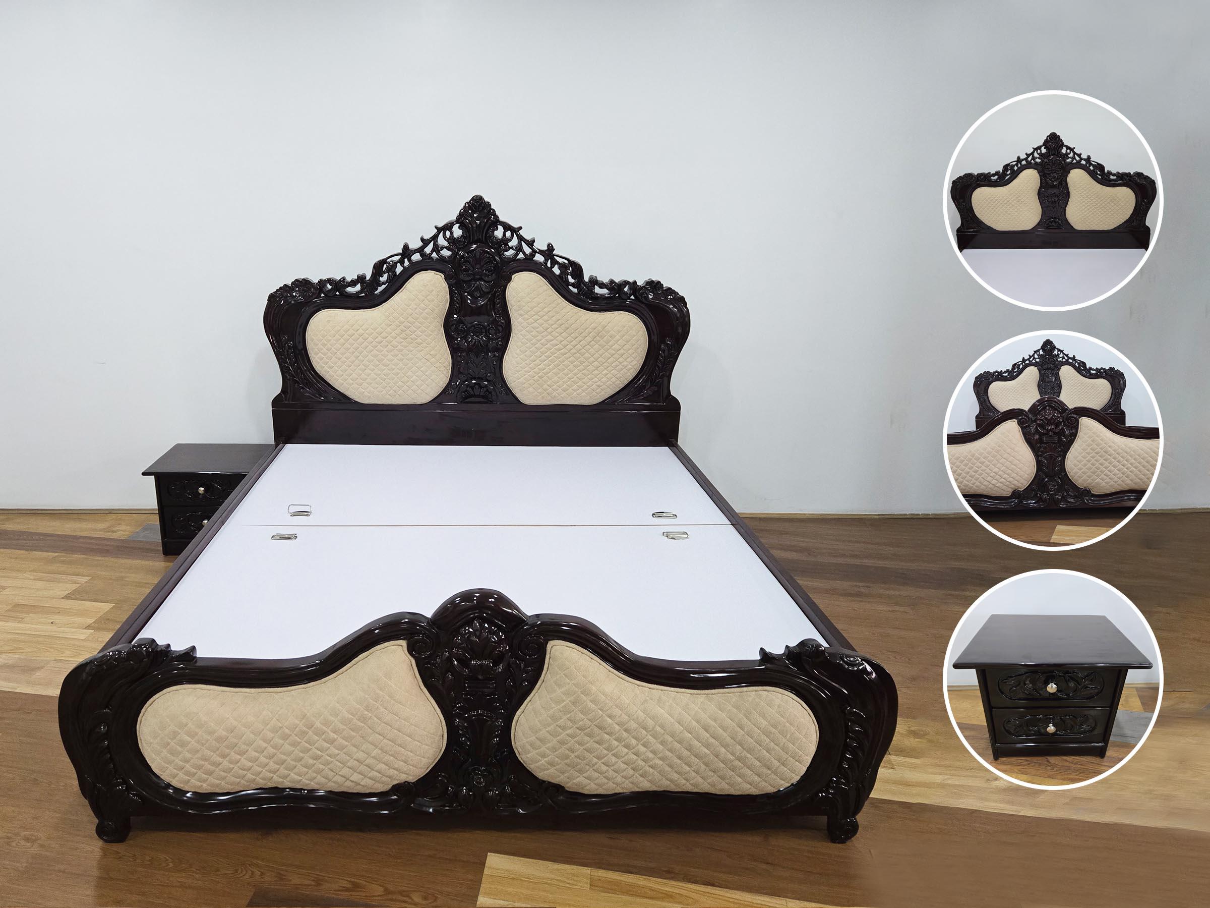 Royal Carved Bed (King Size)