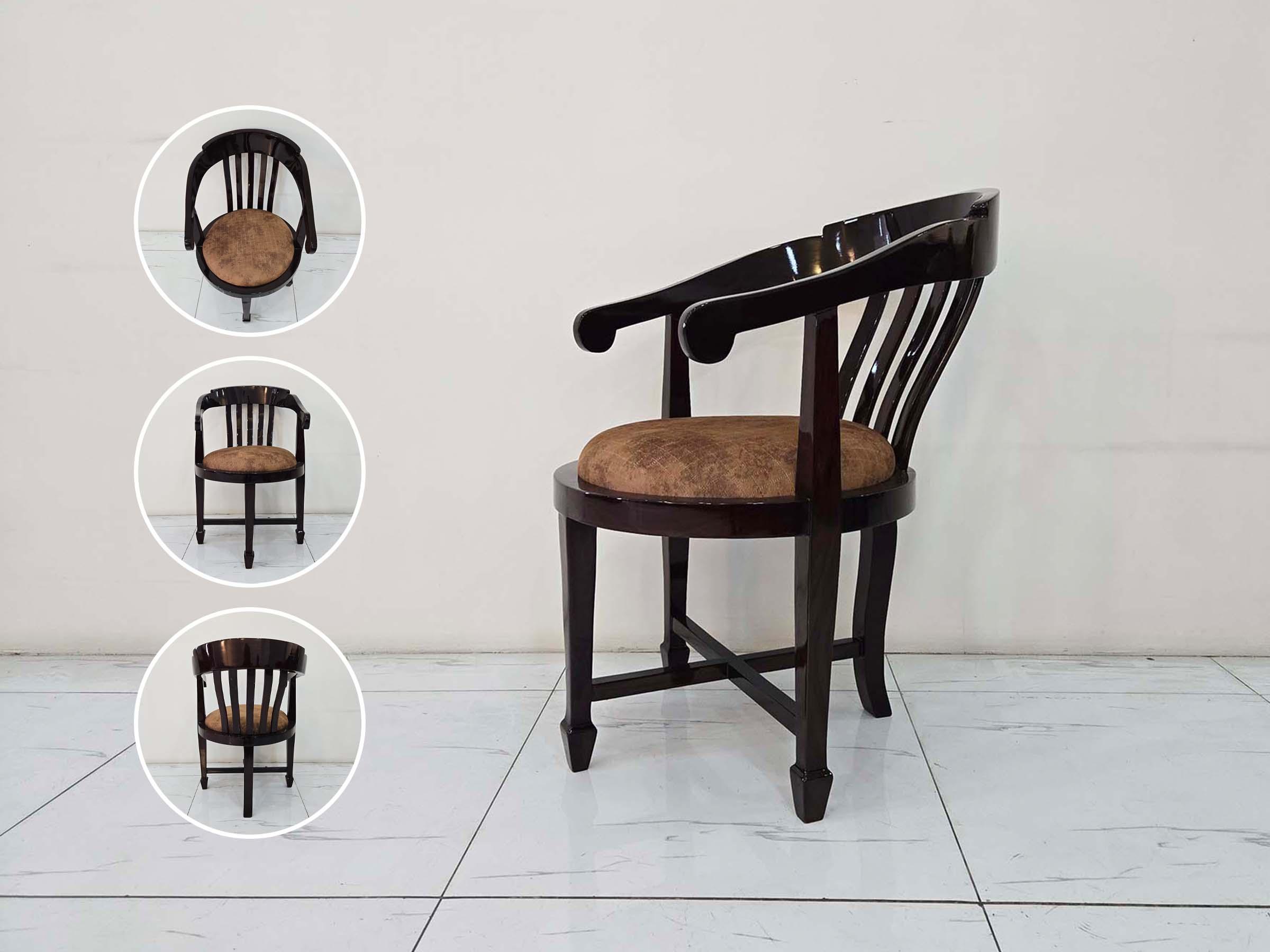 Elegant Wooden Armchair