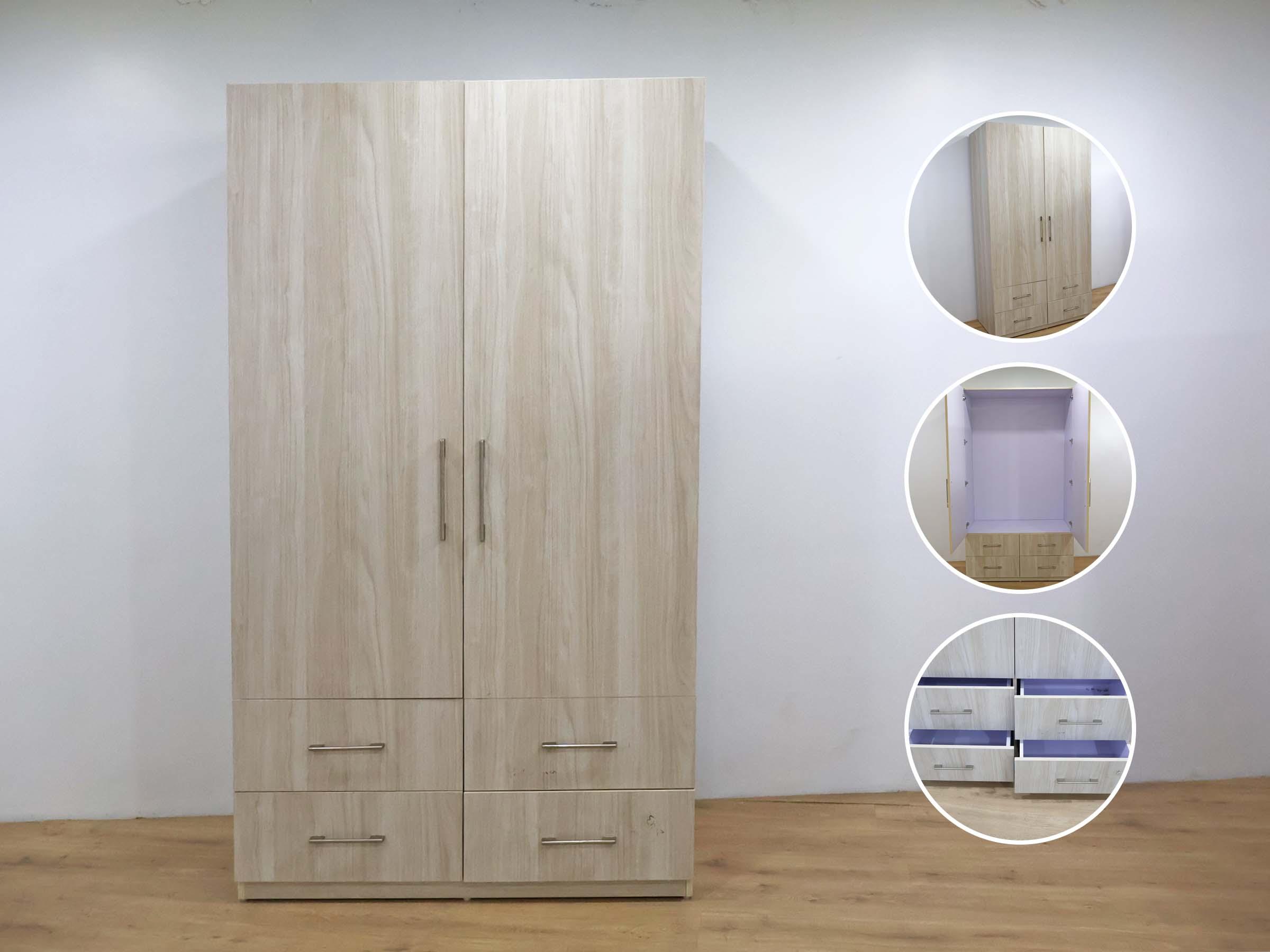 Laminate Wardrobe with Drawers