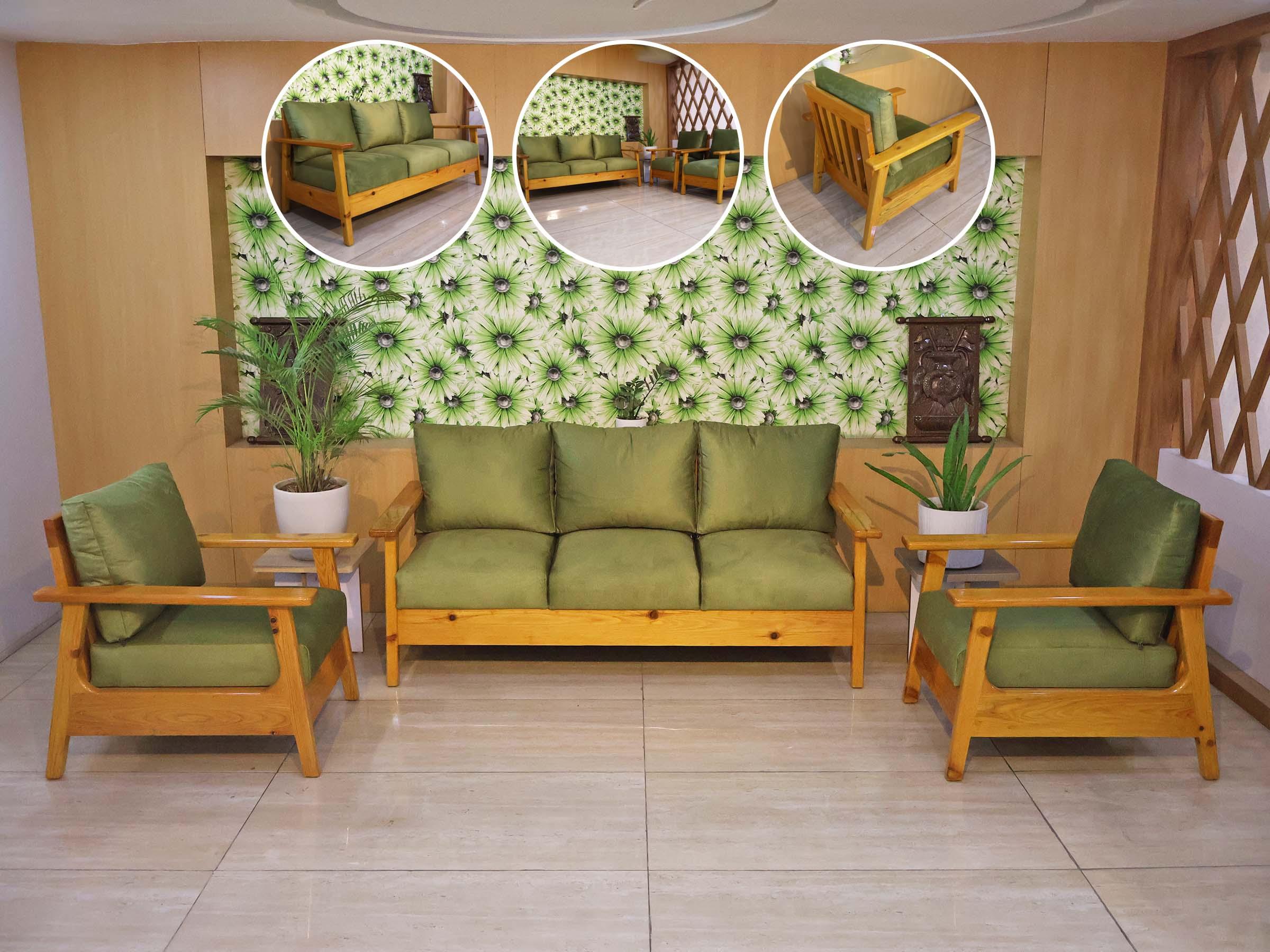 Eco Wooden Sectional Sofa