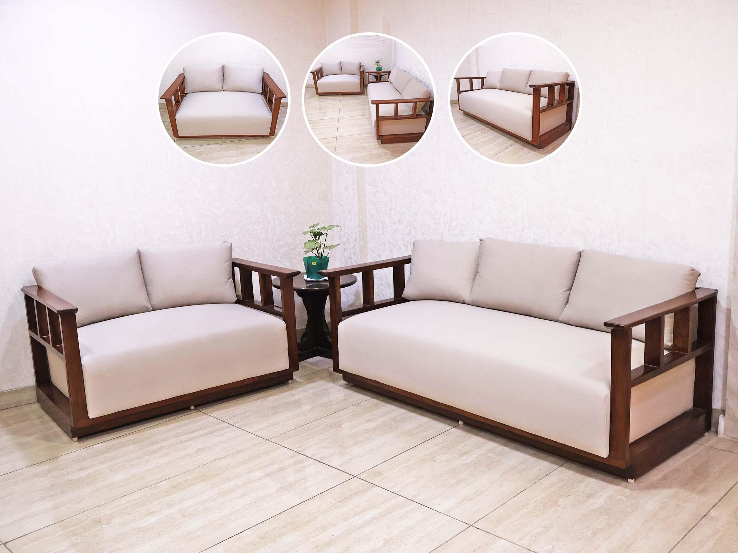 Wooden Sofa Set (3+2 Seater)