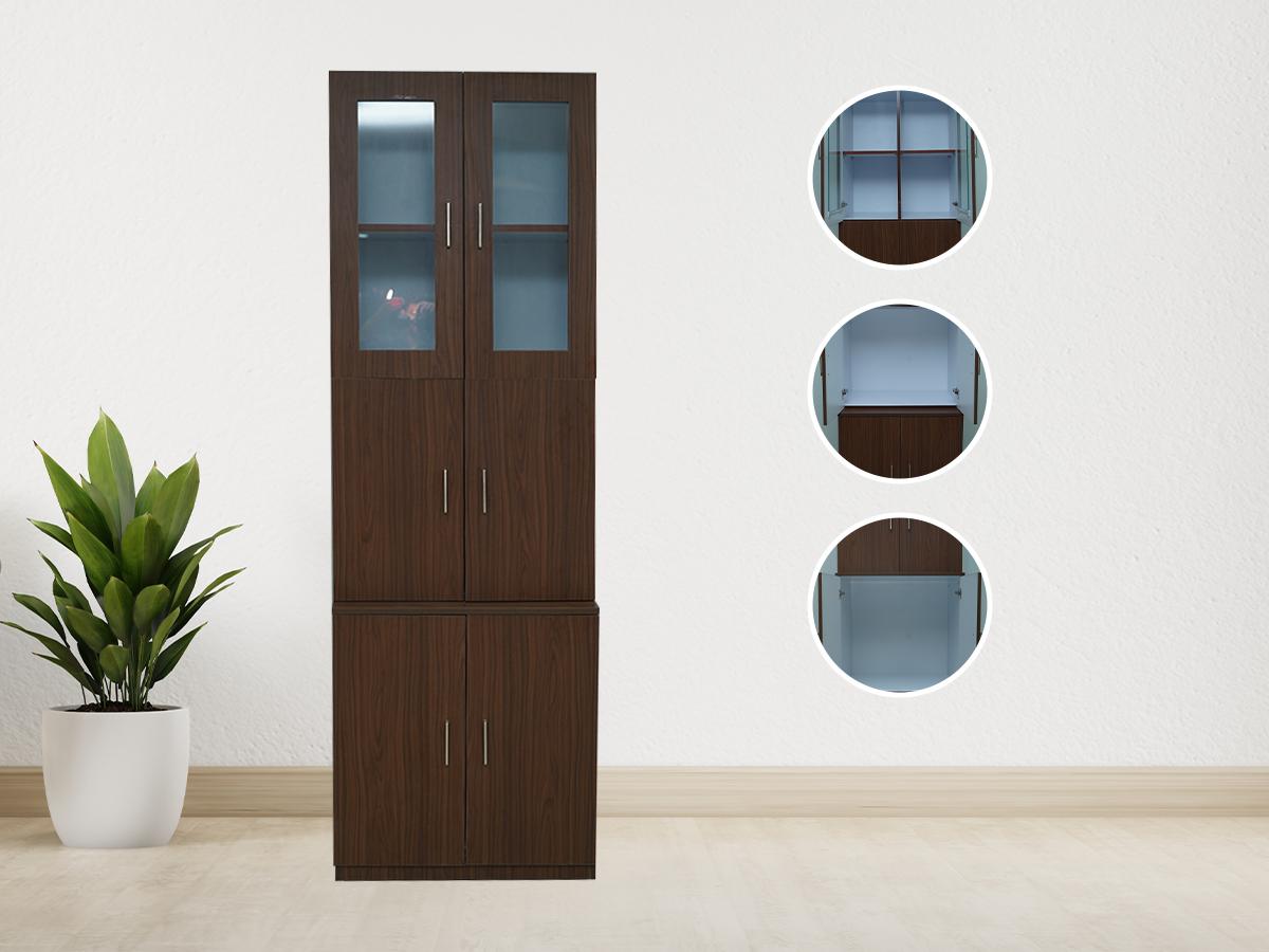 Brown Modular Kitchen Rack