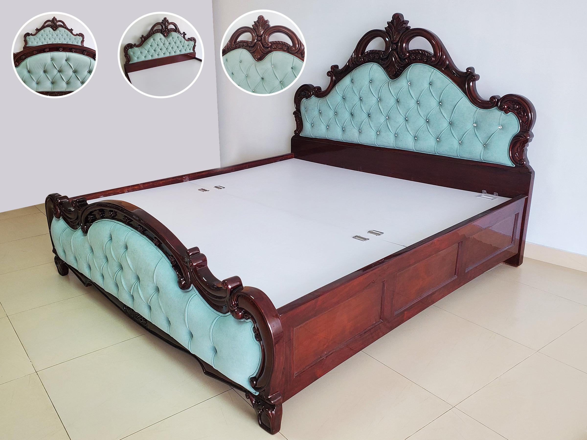 Sea Colored Royal Bed II