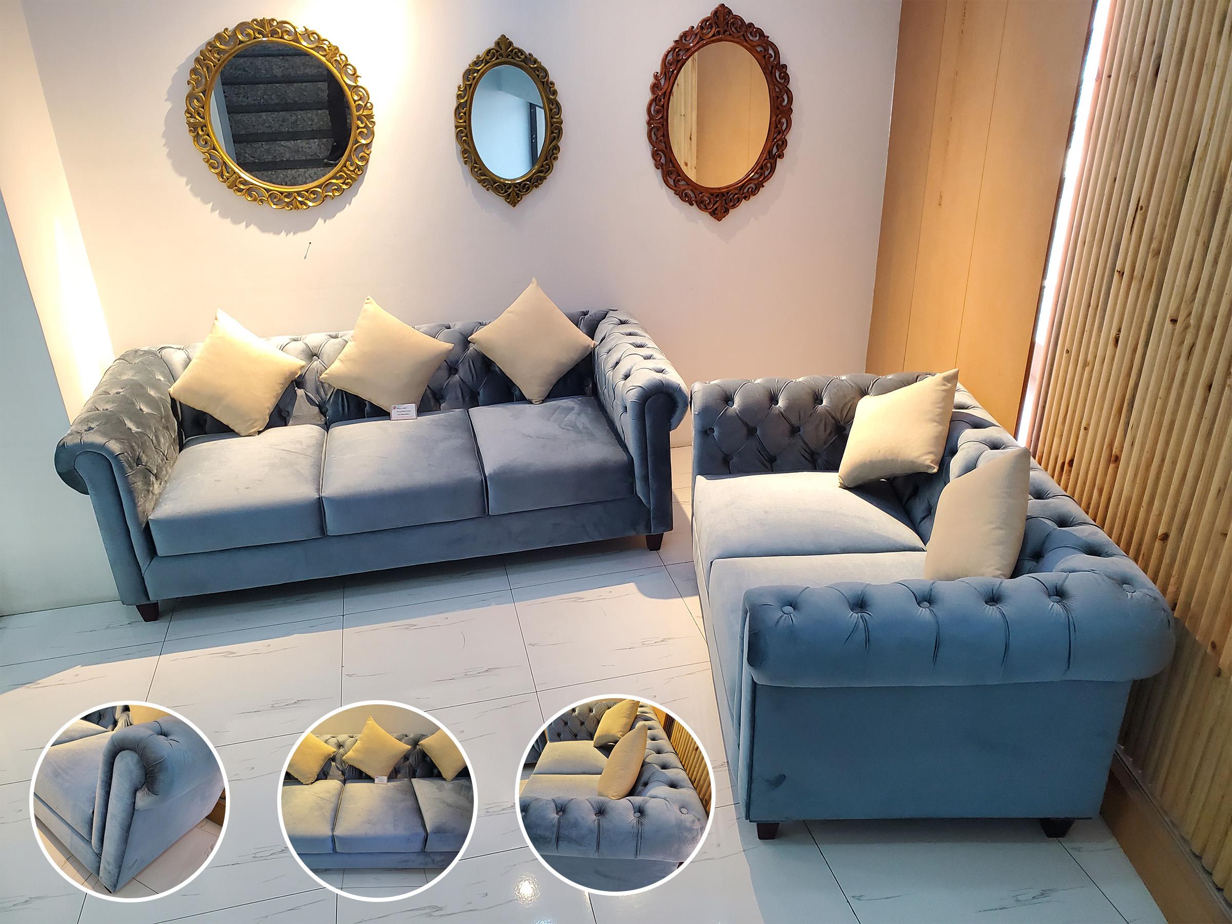 Velvet Sectional Sofa